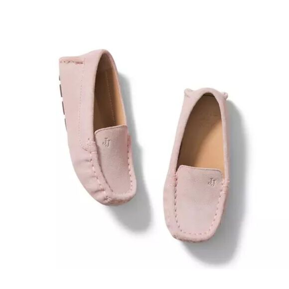 Janie and Jack Suede Driving Shoe in Little Miss Pink Size 5 Toddler - Picture 1 of 9